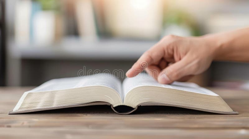 hand pointing to text, highlighting