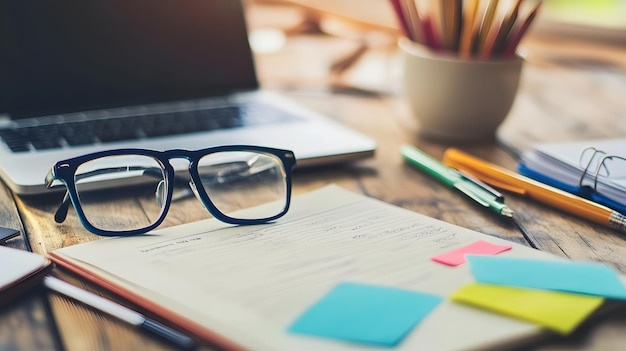 film critic, notebook, pen, glasses