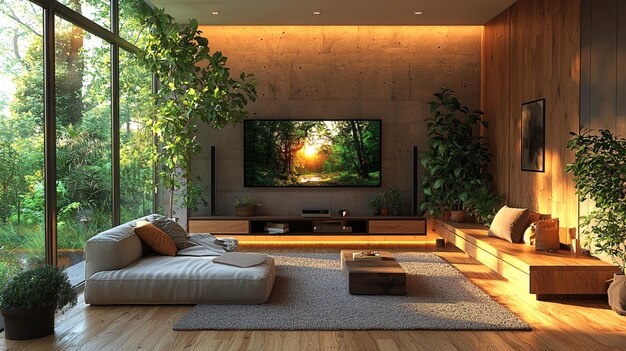 tv,large,living room,modern