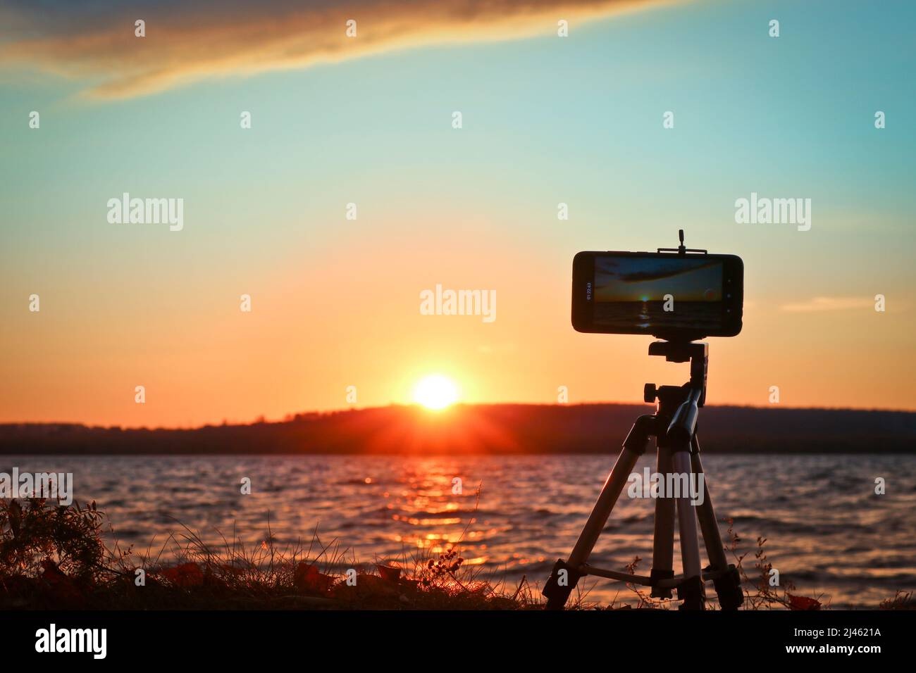 smartphone,timelapse,sunset
