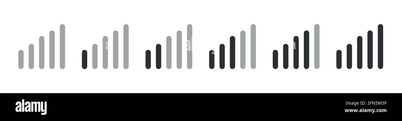 smartphone network signal strength indicator, poor signal