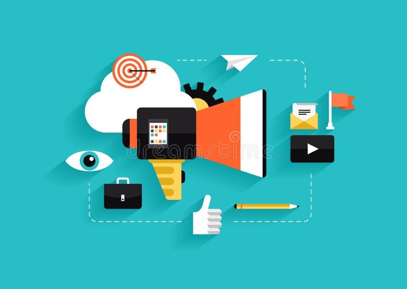 social media icons, marketing strategy, online advertising