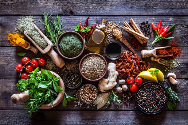 cooking, kitchen, food, vegetables, spices