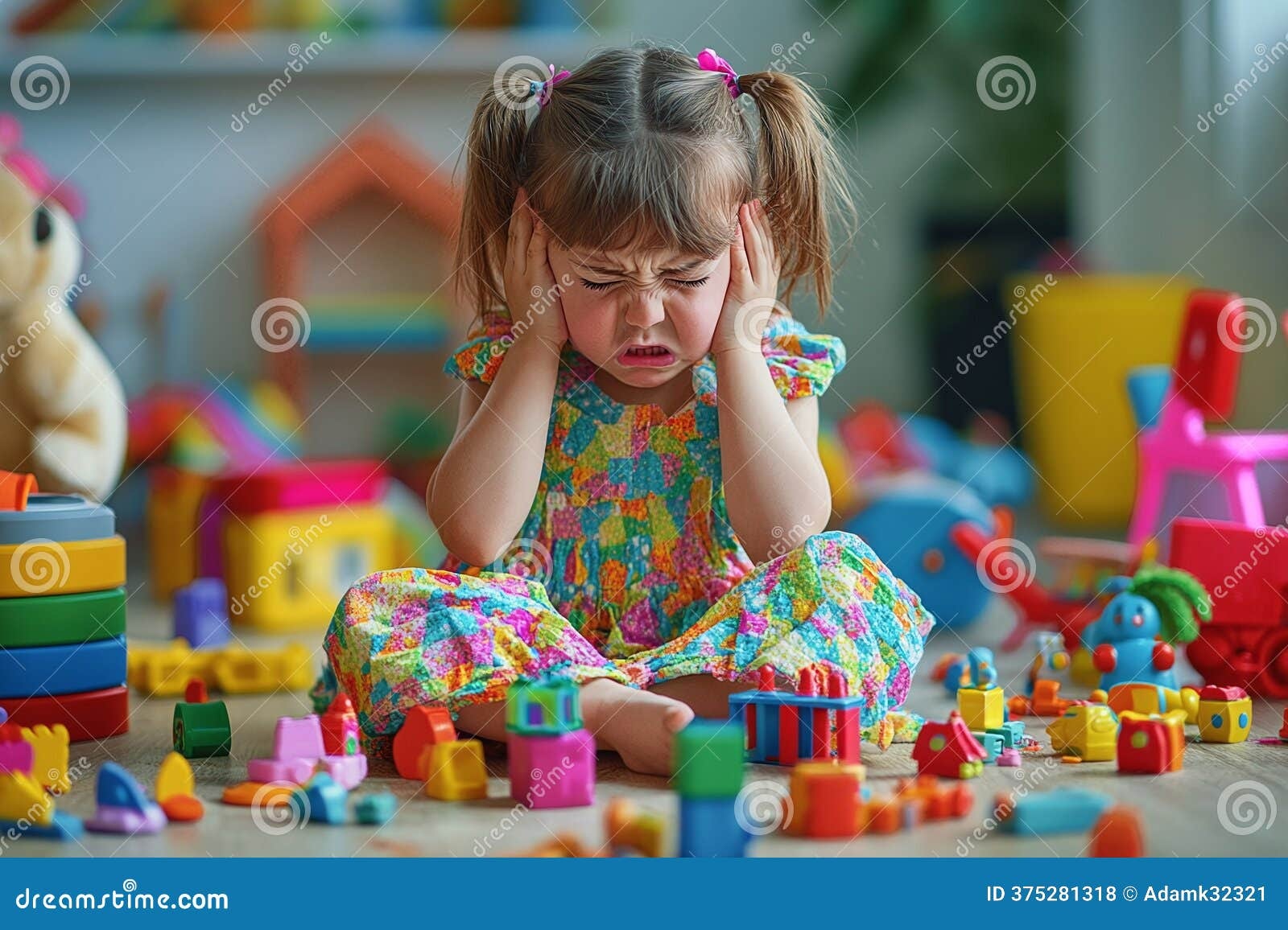 child,playing,blocks,messy