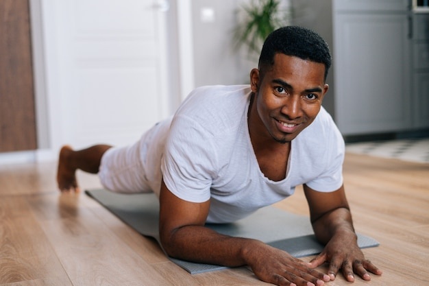 person performing plank exercise