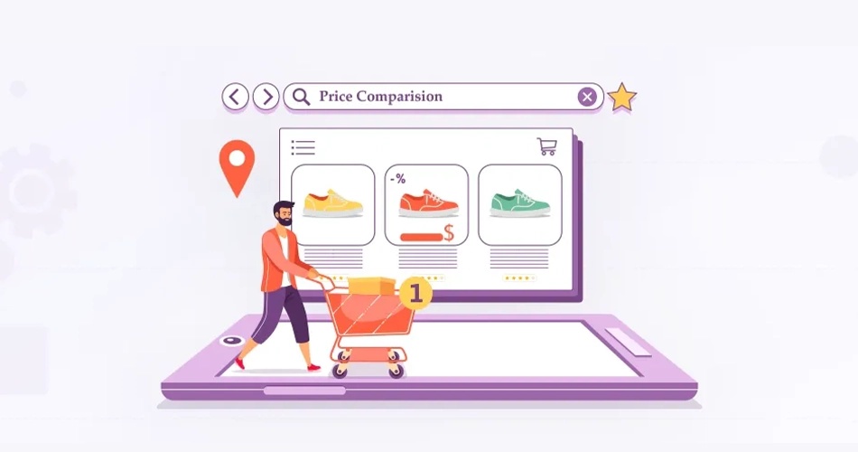 price comparison,online shopping,different stores