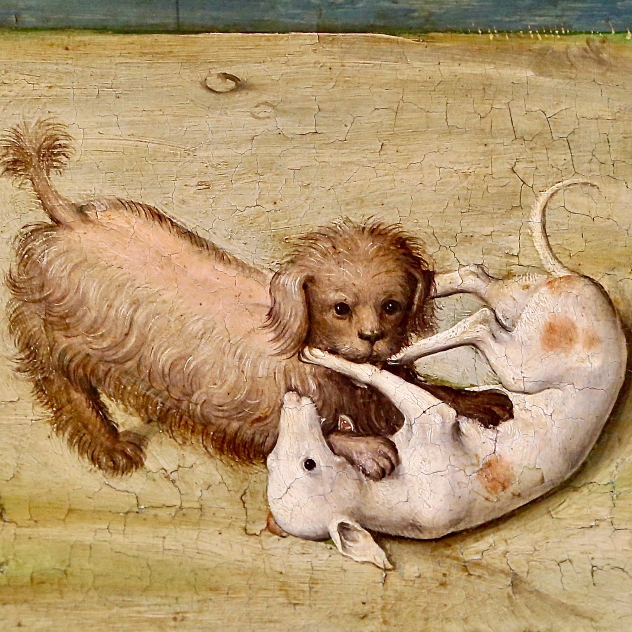 terrible painting of a dog