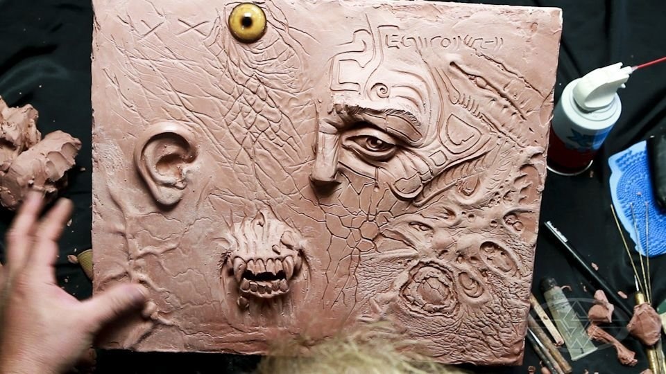 clay,sculpture,miniature,texture