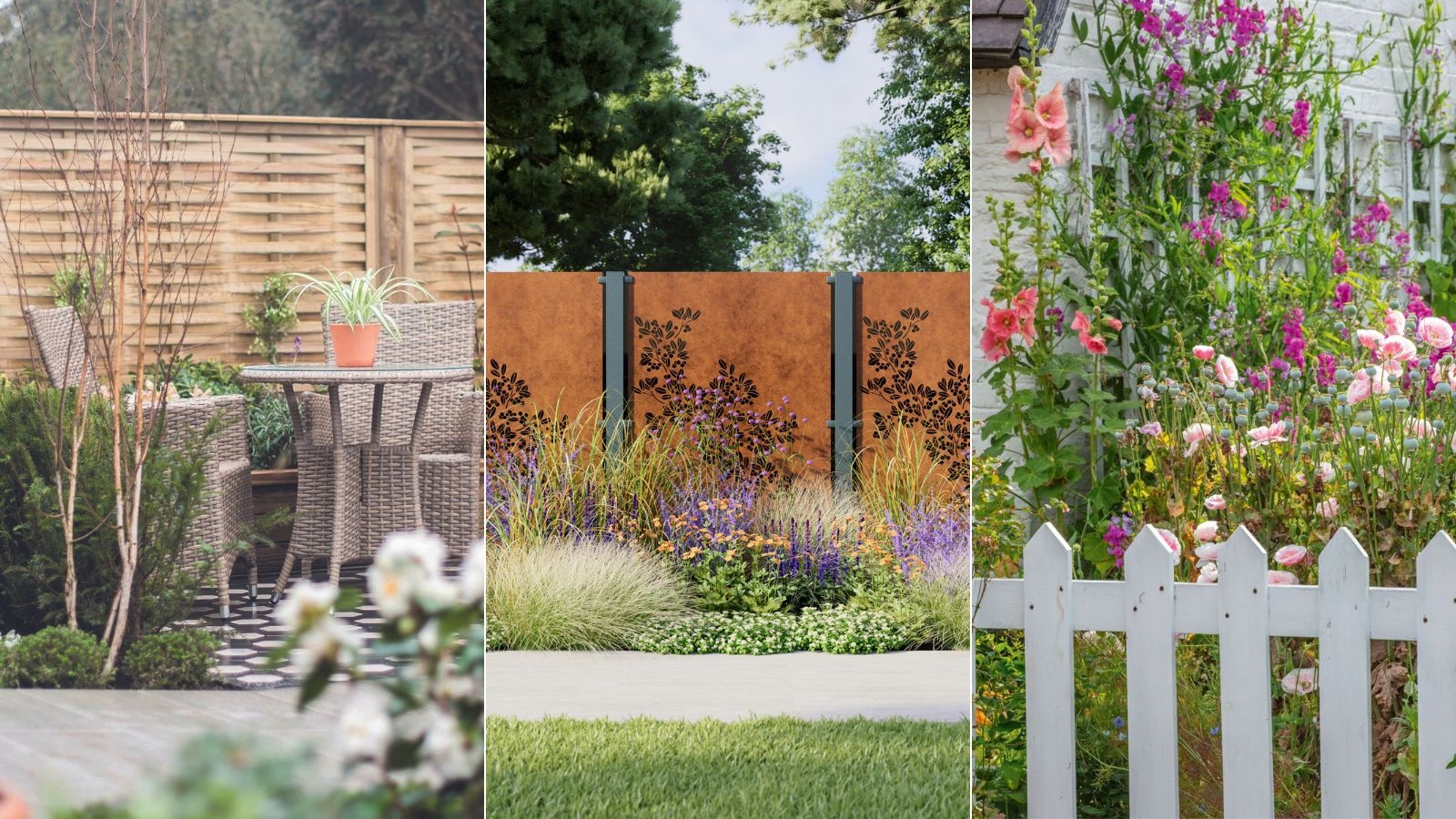 person setting boundaries, fence, garden, protection