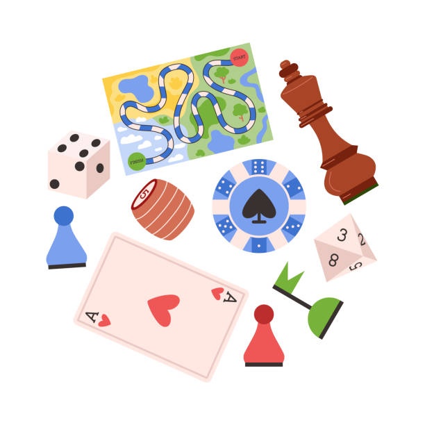 board game genres infographic, strategy, cooperative, party game