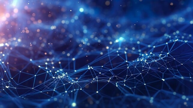 neural network, abstract, connections