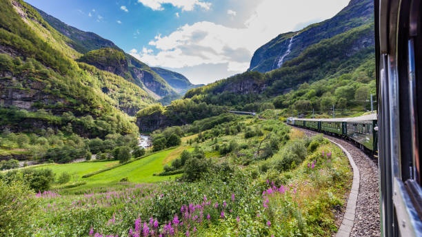 train, europe, travel, landscape