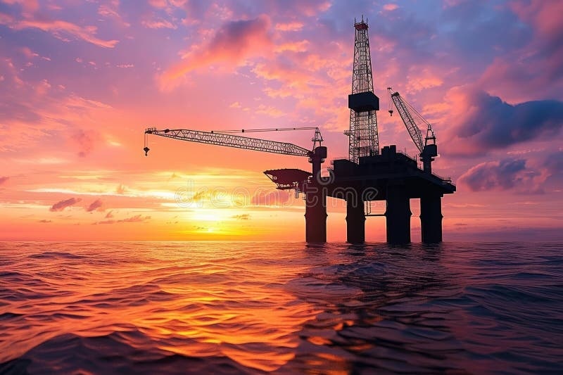 oil_rig_sunset,atlantic_ocean,crude_oil