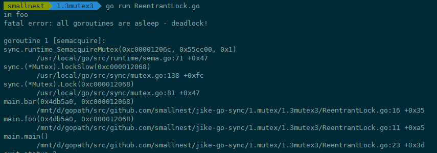 deadlock,goroutine,error,microservice