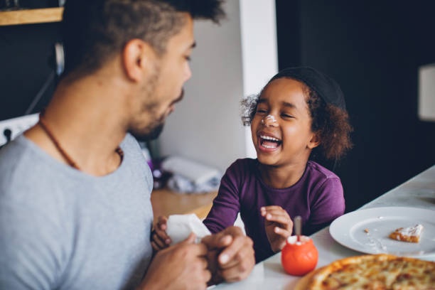 breakfast, pizza, messy, happy