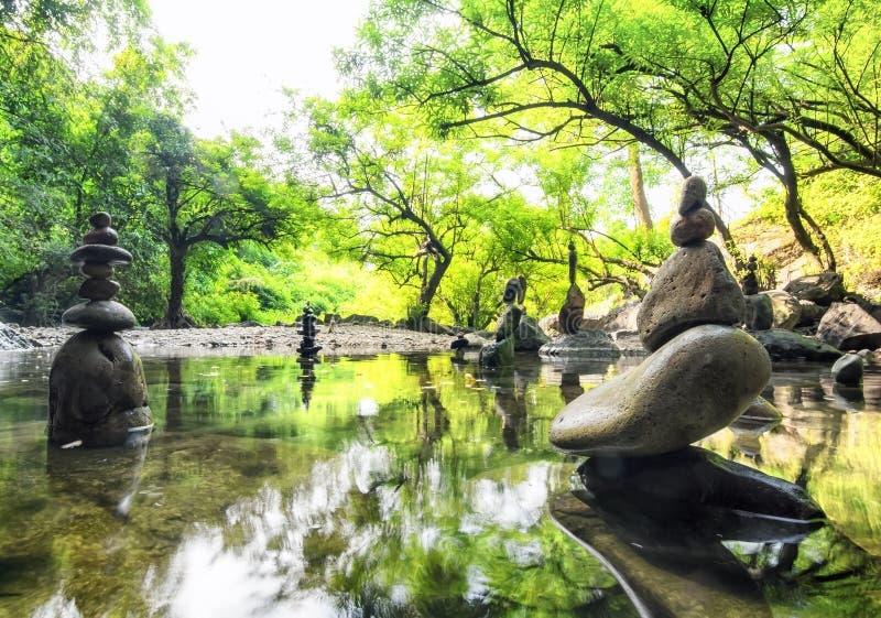 meditation, calm, nature, zen