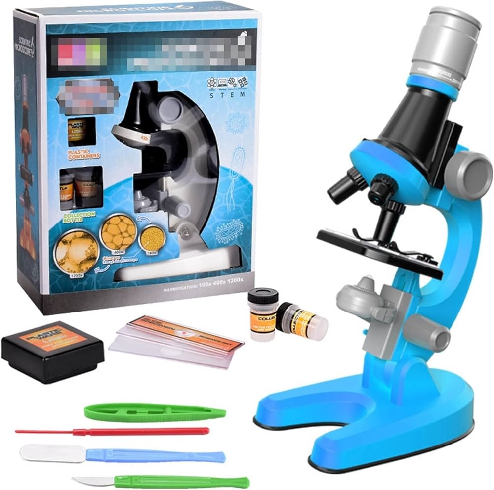 child, microscope, experiment, science