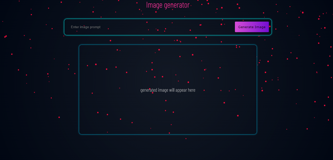Stable Diffusion interface, generating image, AI art