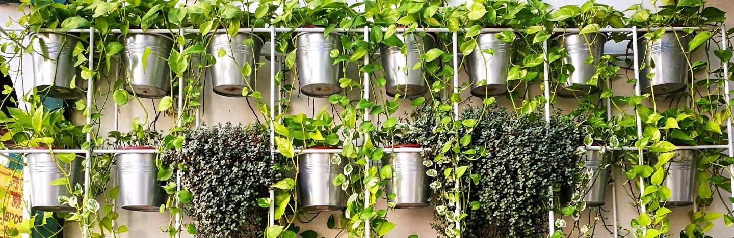 fabric containers,vertical garden,plants,eco-friendly