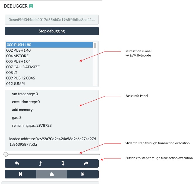 remix debugger,gas profile