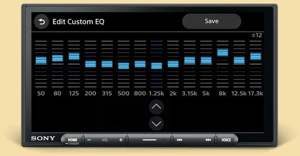 equalizer settings, audio customization, sound preferences