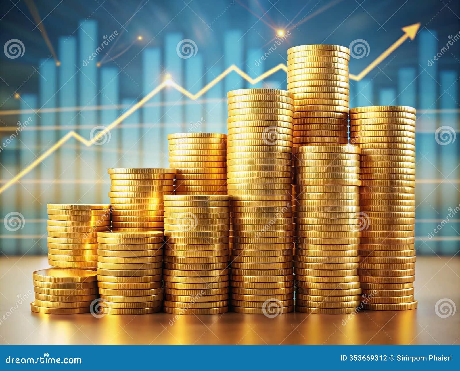 coins,inflation,deflation,money,graph