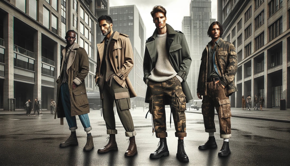 military style inspiration, street style, fashion trends