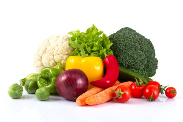 colorful vegetables, broccoli, carrots, peppers