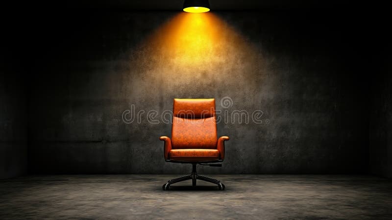empty room, single chair, sunlight