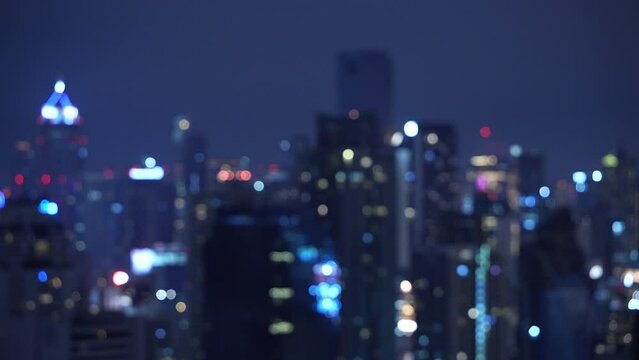night city,bokeh,lights