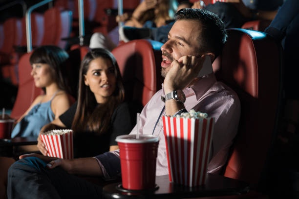 person, criticizing, bad movie, cinema