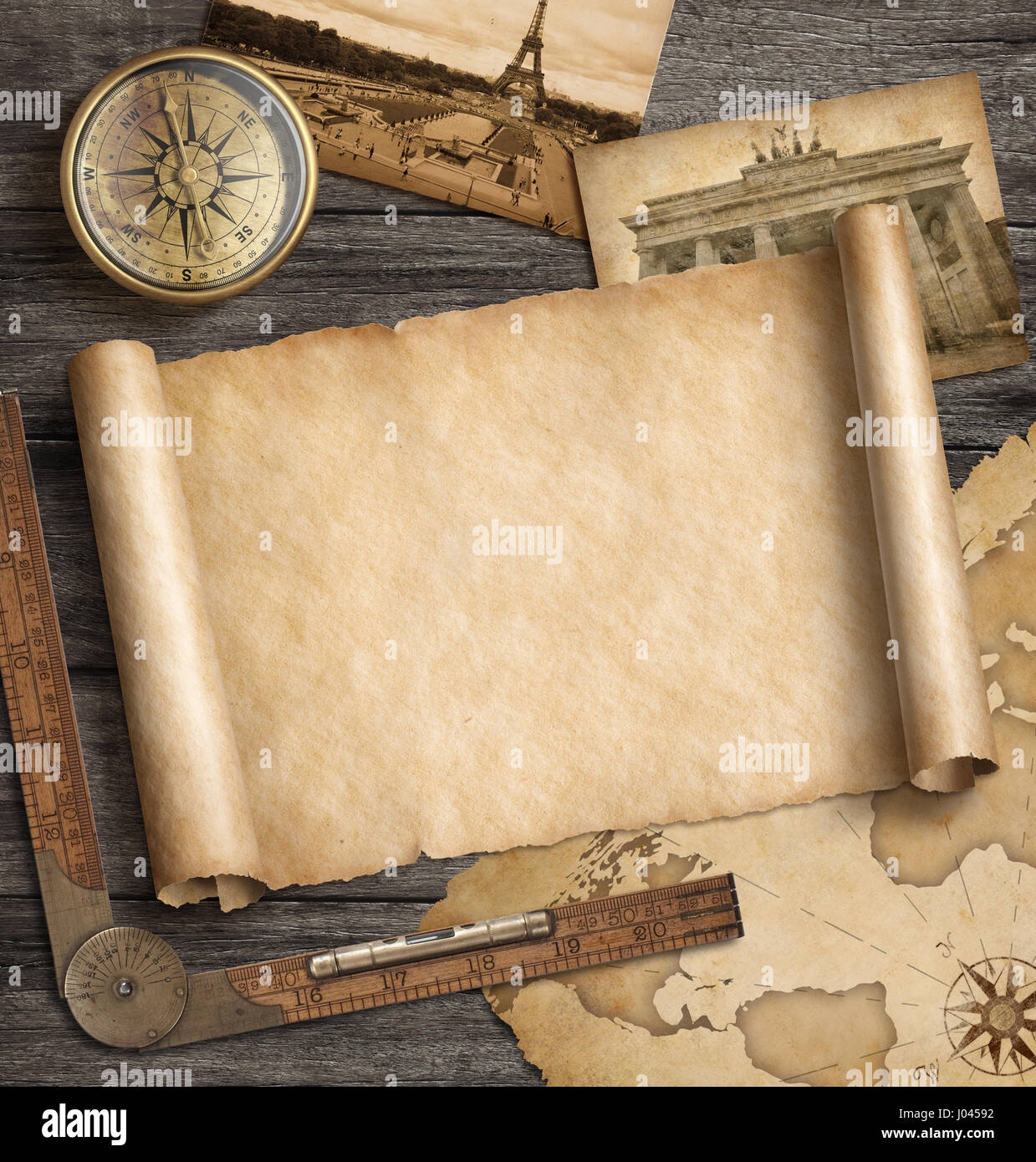 traveler,map,compass,adventure