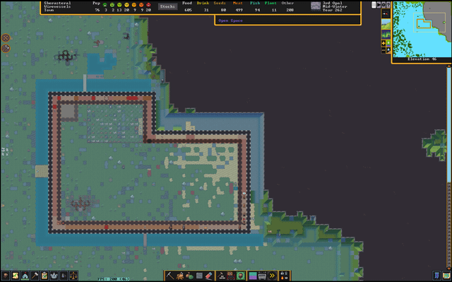 dwarf fortress screenshot, dwarf, mining, underground
