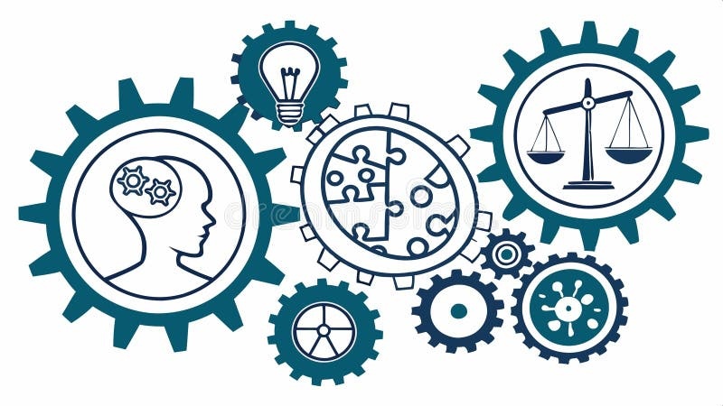 brain, gears, thinking, decision-making
