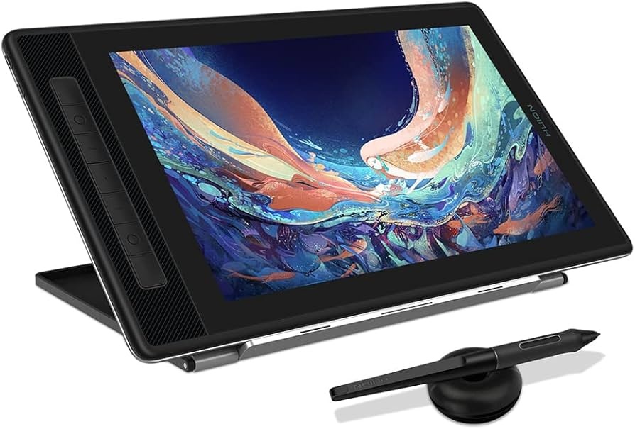 huion kamvas pro 13, digital art, drawing tablet, screen