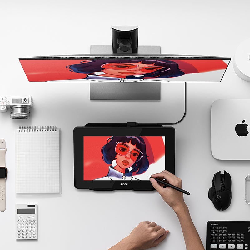 ugee m12 pro, drawing tablet, digital art, professional