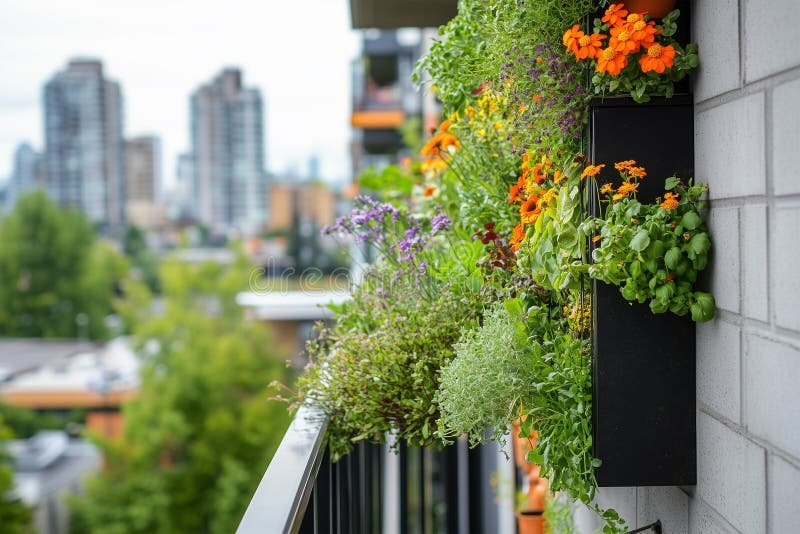 balcony,vertical garden,plants,flowers,green