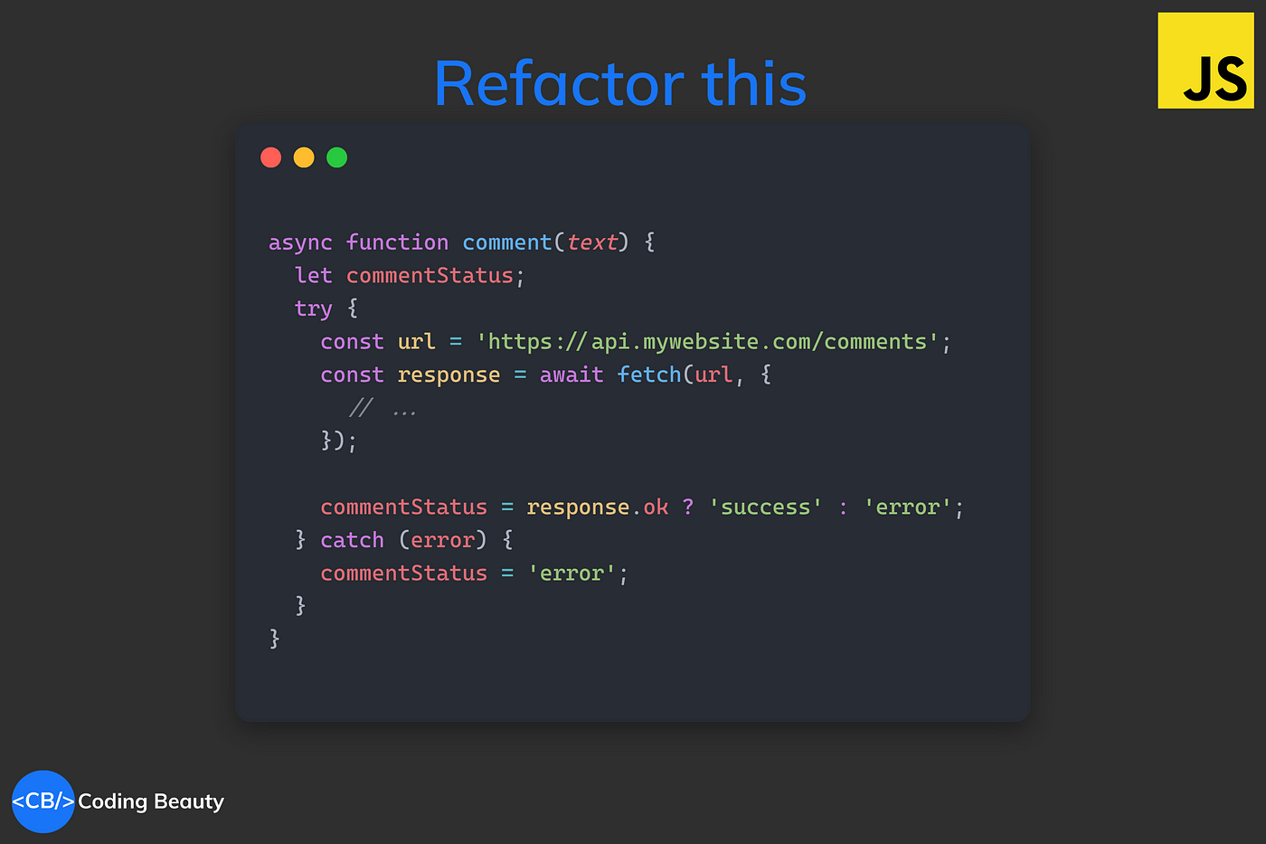 code,javascript,try,catch,error handling