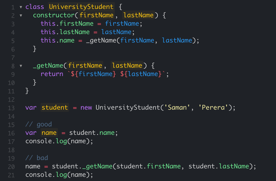 code,javascript,named functions,readability
