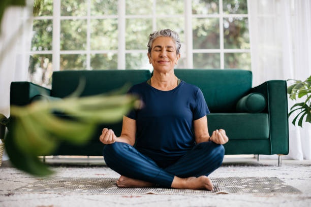 woman,yoga,meditation,stress relief
