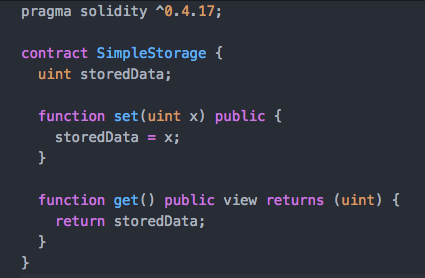 blockchain,ethereum,smart contract,code