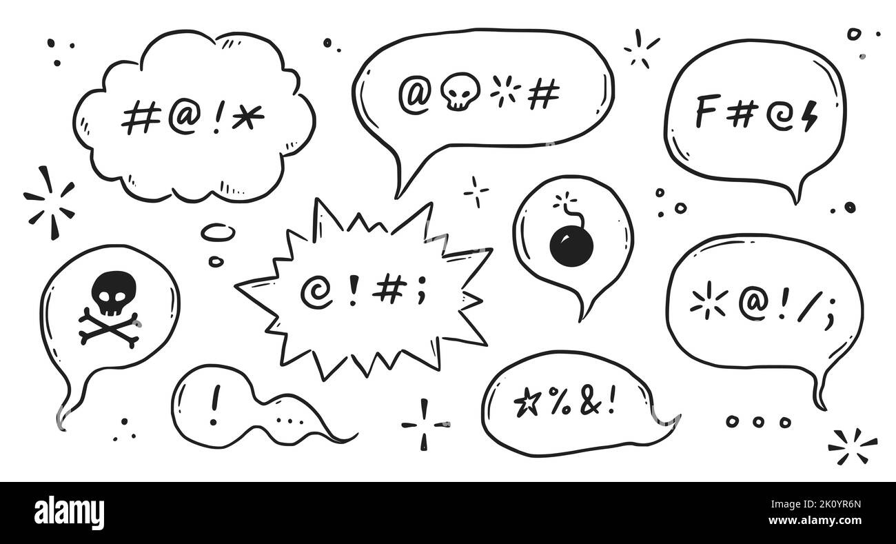 brain, thoughts, speech bubble, negative words