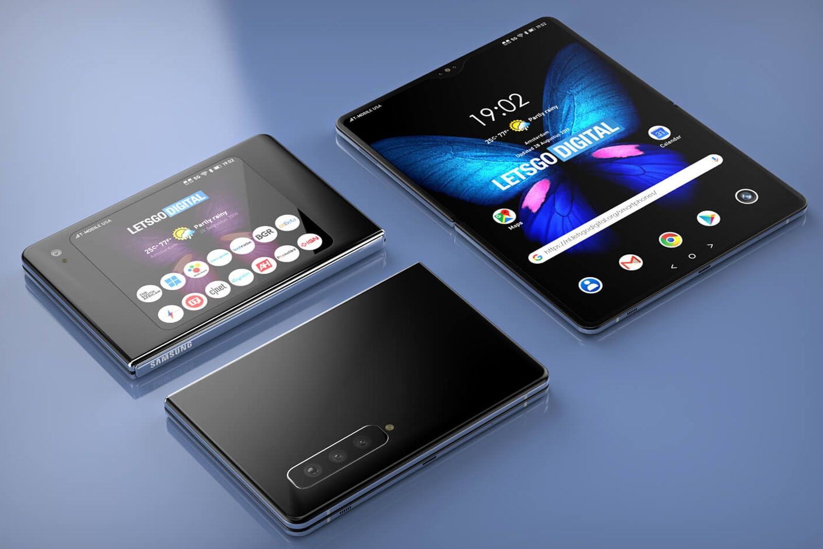 flexible screen, phone, samsung, folding