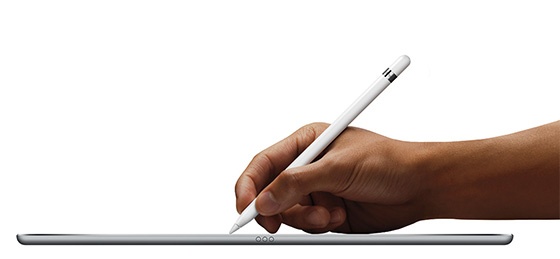 планшет, Apple, iPad Pro, карандаш, руки