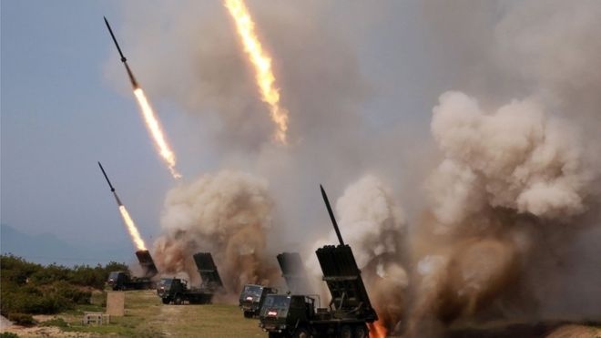 Северная Корея,ракеты,военные учения,провокации