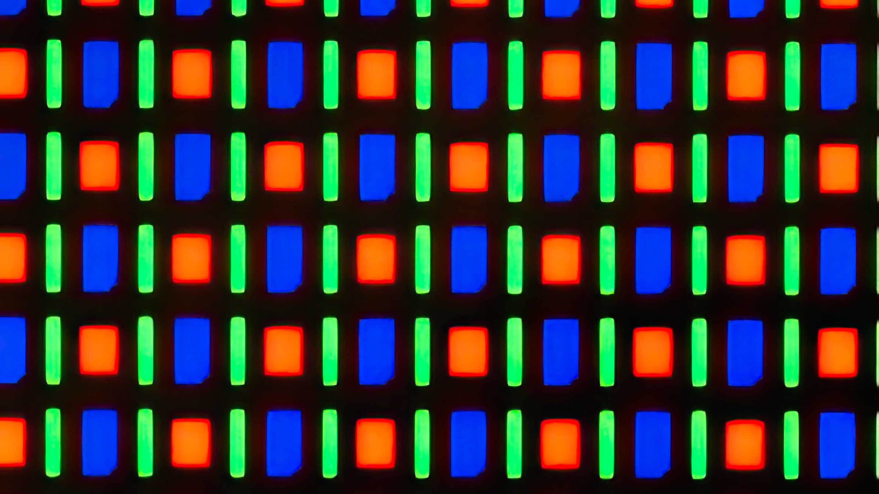 OLED экран, черные пиксели, яркие пиксели, контрастность