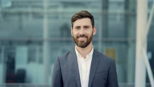 man nodding, agreement, business