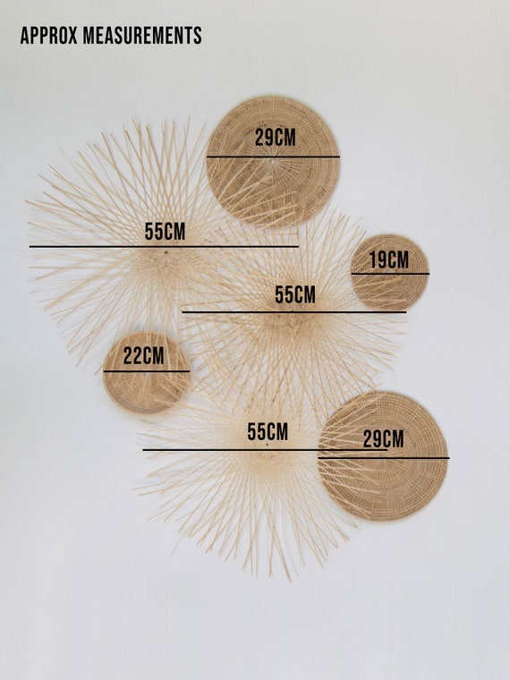 woven bamboo sticks,circular shape,decorative panel