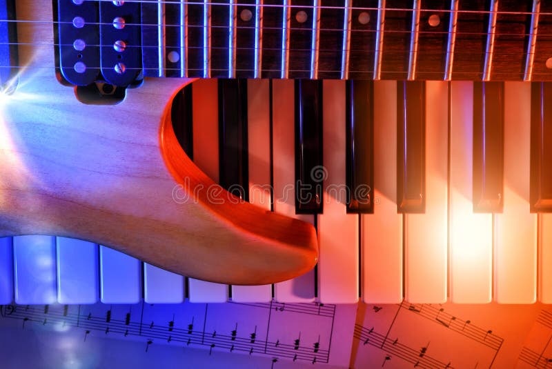 musician,guitar,stage,lights