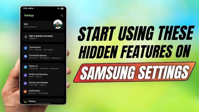 android,samsung,one ui,settings